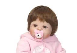 Latest 7 different models Reborn Doll Hair Wig DIY Reborn Baby doll Short and Curly Sticked Hair Wig DIY Doll Hair Accessories