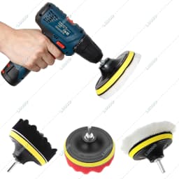 Car Detailing Headlight Restoration Sponge For Auto Polishing Waxing Washing Cleaning Wool Pad Backing Plate Sandpaper Kit