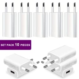 1/5/10pcs 5V 1A EU Mobile Phone Charger 5W Charging Charger Single USB Port Adapter Charger EU Plug Socket Phone Adapter