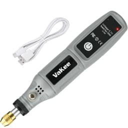 Vakee 16000RPM Rotary Tool, 3.7V USB Rechargeable Mini Grinder Pen, Portable Electric Tool for DIY Craft, Jewelry Makin