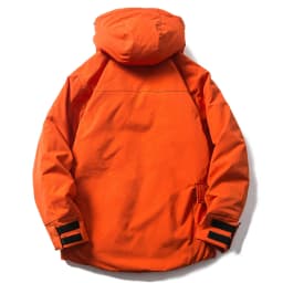 Men's Winter Jackets Thicken Warm Parkas Coats Multi Pockets Mask Caps Padded Jackets Man Winter Parkas Outwear