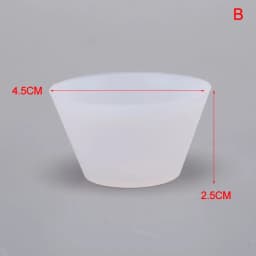 5Pcs Silicone Distribution Cup Resin Glue Tools Glue Distribution Cup Crystal Scale Jewelry Tools Resin Molds For Jewelry