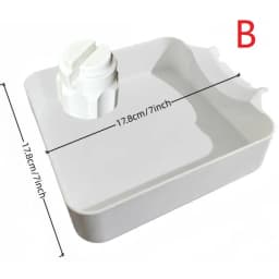 [New] [New] Washing Machine Drainage Tray 3D Printing Drain Funnel Drip Tray Cleans Lint Filters Stops Floor Spills