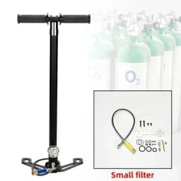 30mpa 4500psi 300bar 4 Stage High Pressure Air PCP Pump For Pcp Hunting Car Bicycle Refilling PCP Compressor