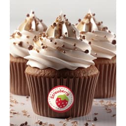 500Pcs/ 1 Rolls 2.5cm/1inch Fruit Sticker Decoration Gift Box Sticker Label Stationery Sticker