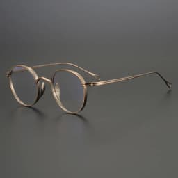 Vintage Pure Titanium Reading Glasses Men Ultra Light Anti Blue Light Prescription Glasses Frames Women Myopia Hyperopia Eyewear