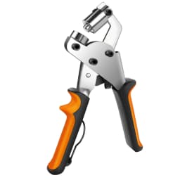 Eyelet Punch Kit,Handheld Eyelet Pliers Grommet Kit for Tarpaulin, Fabrics, PVC Banners,10mm With 500 Eyelets.