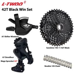 LTWOO A7 1X10S Groupset 10 Speed Shift Lever Derailleur SUNSHINE Cassette 36T 42T 46T 50T VXM Chain for MTB Mountain Bike Parts