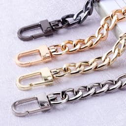 Simple Stainless Steel Bag Strap 100cm Metal Bag Chain DIY Bag Accessories For Shoulder Bag Crossbody Bag Women Bag Handbag Stra