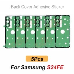 5Pcs Back Cover Adhesive Waterproof Seal Sticker for Samsung S23 S24 Plus FE Ultra Series Rear Housing Glue Repair Sticker