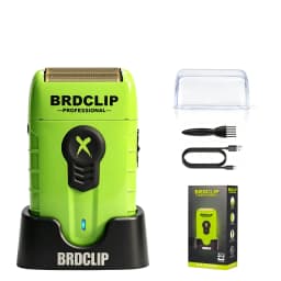 Professional Floating High Speed Foil Shaver Hair Beard Trimming Set Electric Trimmer for Man with Base BRDCLIP