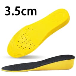 2Pcs/4Pcs New Comfortable Shock-absorbing Insole 1.5-3.5cm Height-increasing Insole Men Women Breathable Sports Insoles