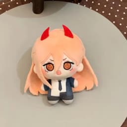 Chainsaw Man Q Version Makima Character Two-Dimensional Plush Pp Cotton Filling Soft Hand Doll Keychain Zipper Decoration Gift