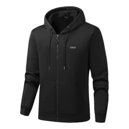 Hoodie Jacket That Will Heat Up Windproof 17 Zones Heated Hoodies Jackets Male Hoodie Winter Warm (Not Included The Power Bank)