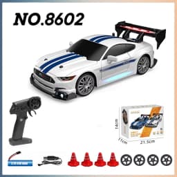 AE86 RC Drift Racing Car 1/24 4WD 30KM/h High Speed with Light 2.4G Radio Controlled Vehicle Model Race Competition Toy for Boys