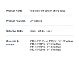 2.53 inches E-ink phone case photos Display Wireless transmission DIY screen for iphone 16/15/14/13 Round Support Magsafe 
