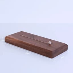 Walnut and Beech Wood Display Gift Base, Handmade Doll Display Stand, Simple Jewelry Tray, Cosmetics Organizer ,Jewelery Holder