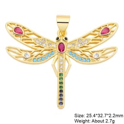 Juya DIY Jewelry Components Cz Paved Glitters Locket Heart Key Charm Pendant Accessories For Women Fashion Jewelry Making