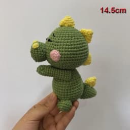 Handmade Kid Room Deco Stuffed Plush Toy Animal Amigurumi Handcrafts Kids Gifts Soft Fox Cow Lamb Birthday Sleeping Dolls