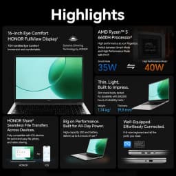 HONOR MagicBook X16 AMD (2025) laptop