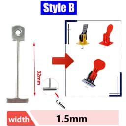 50/200/500pcs Replacement Steel Needles for Ceramic Tile Leveling System Clips Wedges Spacer Floor Tile Laying Construction Tool