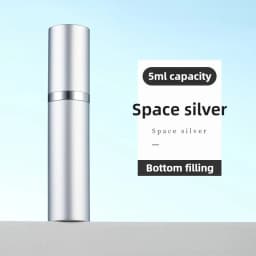 10ml 5ml Perfume Atomizer Portable Liquid Container For Cosmetics Traveling Mini Aluminum Spray Alcochol Empty Refillable Bottle