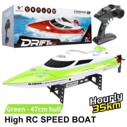 35km/H HJ806 2.4G High-Speed Remote Control Racing Boat With Water Cooling System /High Speed R/C boat Children Model Toys