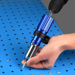 Electric Rivet Gun 2.4mm-4.8mm Rivet Nut Gun Bit Adapter Cordless Riveting Tool Insert Nut Pull Riveting Power Tool Accessories