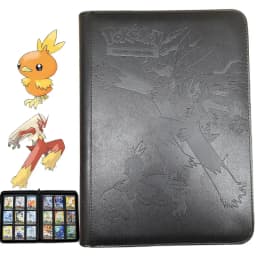 Card Binder with 9 Pocket Trading Card Album Display Binder Loading Pocket Holder for Pokemon PTCG TCG Yugioh MTG Game Card Book