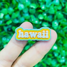 1-23Pcs Parrot Aloha Hawaii Summer Vibes DIY Kids Shoes Button Charms Hula Flowers PVC Buckle Clog Decorations