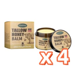 Whipped Beef Tallow and Honey Balm Skin Face Moisturizer Fast Absorption Grass Fed Grass Finished Organic Face Cream Body Lotion