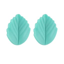 Sunrony 10pcs Mini Leaf Flower Silicone Beads For Jewelry Making Food Grade DIY Pacifier Chain Necklace Accessories