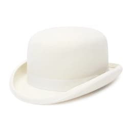 100% Wool Felt Black Derby Bowler Hat for Men Women Satin Lined Fashion Party Formal Fedora Costume Magician Cap