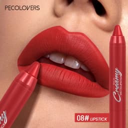 Multiple Colors Matte Lip Liner, Use As Lip Liner and Lipstick, Easy To Accurately Apply, Waterproof Long-lasting Non-stick
