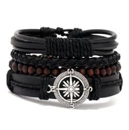 leather bracelet adjust style
