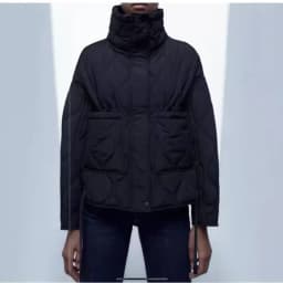 Vintage Stand-Collar Argyle Light Cotton Jacket , 2025 Korean Style Autumn Winter Women's Loose Long-Sleeve Casual Cotton Jacket