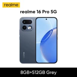 New Launch EU Version realme 16 Pro 5G Smartphone 200MP LumaColor Camera 6500nit AMOLED Display 6500mAh Battery 45W Charge