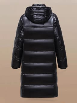 Ultra-Thick down Cotton Jacket Hooded Long Over-Knee Extreme Cold Couples Style Women's Fashion Commute Korean Version