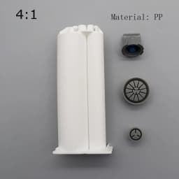 AB Dual -Group Colloid Mixed Tube 1: 1/2: 1/4:1/10: 1 Dual Liquid Plastic Cylinder