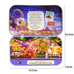 DIY Box Theater Kit 3D Wooden Dollhouse Mini Doll House Kit 3D Puzzle Assembly Making Room Toys Home Decorations For Adults Gift