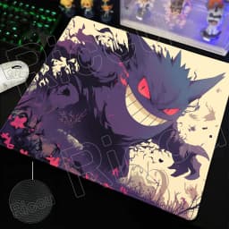 Gaming Small Mousepad Pokemon-Gengar Mouse Pad PC Gamer Desktop Decoration Pads Office Laptop Mouse Mat desk accessories Carpet