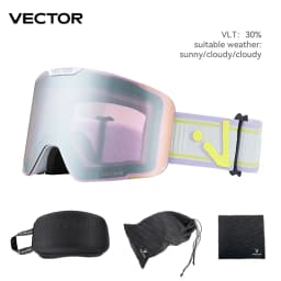 VECTOR Brand Ski Goggles Children Snowboard Goggles Glasses for Skiing UV400 Protection Skiing Snow Glasses Anti-Fog Ski Mask
