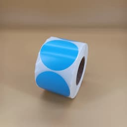 5cm Color Thermal Label Circle Self-adhesive Sticker 6cm Roll Sticker Label Direct Thermal Label for Logo Product Label QR Code