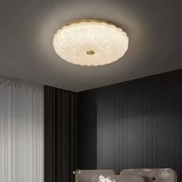 New Technology Acrylic Lampshade Crystal Sand Ceiling Light for Living Room Dining Room Bedroom Corridor LED Lighting Fixtures