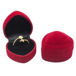 Earring Packaging Box Plush Jewelry Display Case Velvet Jewelry Box Luxurious Valentine'S Day Gift Box For Wedding Anniversary