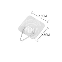 10PCS Invisible Adhesive Plate Hanger Self-Adhesive Wall Dish Hanging Hook Vertical Pictures Holders Home Art Decor Accessories