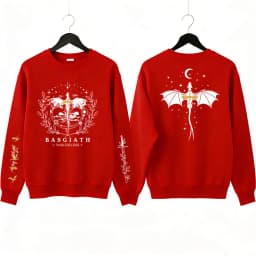 Basgiath War College 2-Sided Sweatshirt Xaden Fourth Wing Clothing Dragon Rider Violet Sorrengail Riders Men Women Fashion Tops