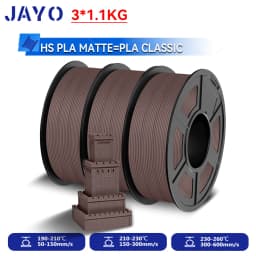 JAYO 3.3KG High Speed Matte  PLA=PLA Classic Filament 1.75mm 30mm/s - 600mm/s Print Range High Flow Speedy PLA Printer Filament