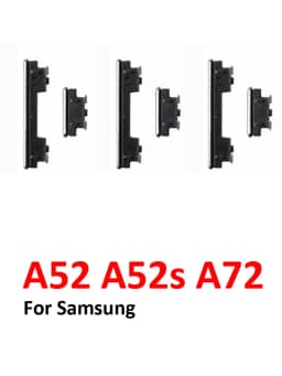 Phone Power Volume Button For Samsung Galaxy A52 A52s A72 LTE 5G New On Off Up Down External Key Internal Flex Cable Parts