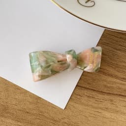 Korea France color small bow bangs clip red duck beak clip side broken hair clip French girl heart